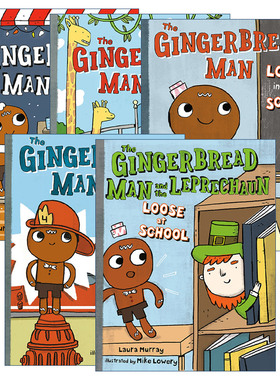 The Gingerbread Man Is Loose 姜饼人冒险记系列5册