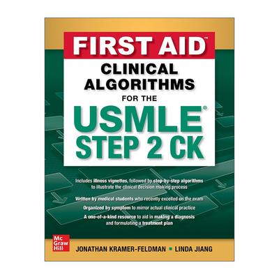 英文原版 First Aid Clinical Algorithms For the Usmle Step 2 CK 临床医学知识 临床算法考点速记 英文版 进口英语原版书籍