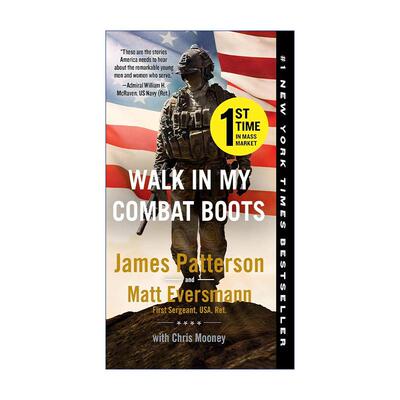 英文原版 Walk in My Combat Boots 穿着我的战斗靴 美国勇敢战士的真实故事 英文版 进口英语原版书籍