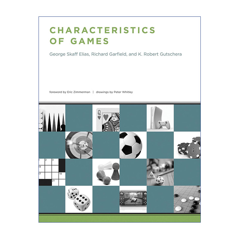 英文原版 Characteristics of Games The MIT Press 游戏的特征 游戏设计及分析 万智牌创始人Richard Garfield英文版 进口英语书