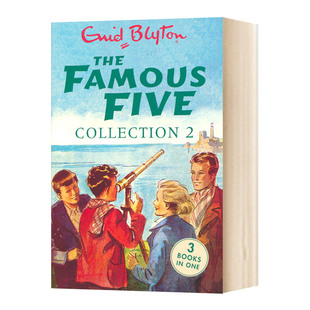 Enid 伊妮德布莱顿 Famous 英文原版 Collection The Five Blyton 五个小伙伴历险记三合一故事集4 儿童英语章节小说书