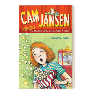 简森侦探故事11 进口英语书籍 英文原版 the 儿童章节桥梁读物 Corn Jansen Popper Stolen Cam Mystery