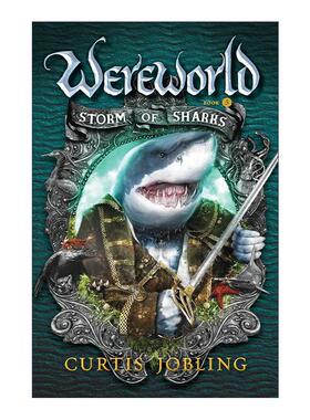 英文原版 Wereworld 05 Storm of Sharks 狼人世界系列5 鲨鱼风暴 儿童奇幻小说 Curtis Jobling 英文版 进口英语原版书籍