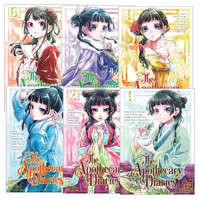 英文原版 The Apothecary Diaries (Manga) 药屋少女的呢喃系列1-6册 同名动漫漫画 日向夏 英文版 进口英语原版书籍