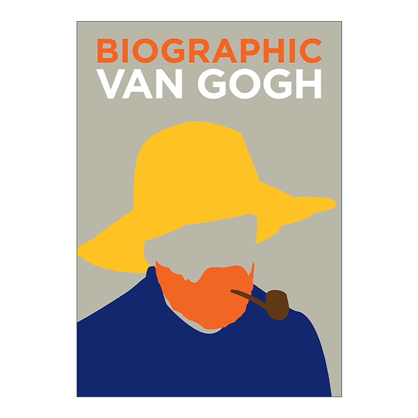 英文原版 Biographic Van Gogh 梵高 印象派画家 信息图表式精装名人传记 英文版 进口英语原版书籍