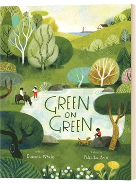 踏青 Felicita Sala Green on Green 自然的颜色 精装 英文原版儿童绘本 进口英语启蒙书籍