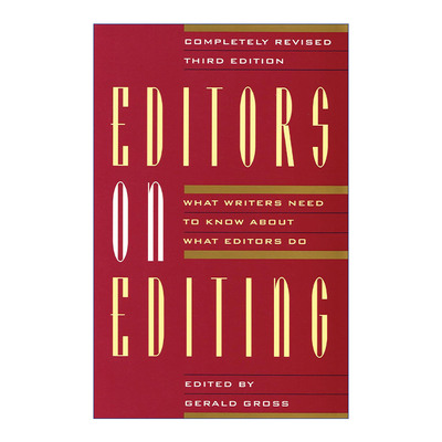 Editors on Editing 编辑人的世界 前美国西蒙舒斯特出版公司编辑Gerald C Gross