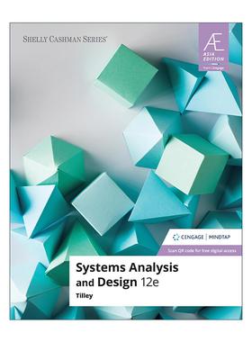 英文原版 Systems Analysis and Design 系统分析与设计 第12版 佛罗里达理工学院Scott Tilley教授 英文版 进口英语原版书籍