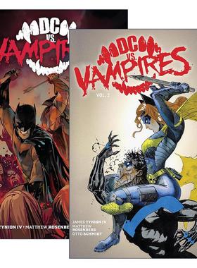 英文原版 DC vs. Vampires DC大战吸血鬼2册 DC漫画 艾斯纳奖得主James Tynion IV 英文版 进口英语原版书籍