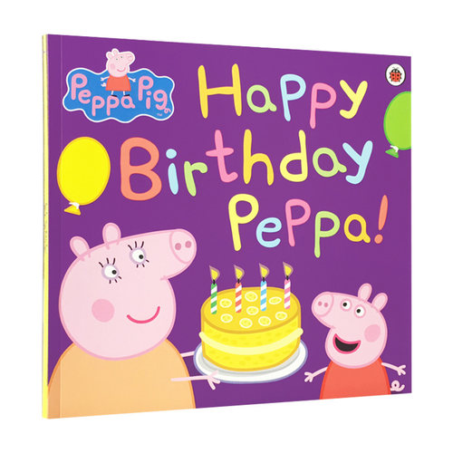 小猪佩奇 粉红猪小妹 Peppa Pig Happy Birthday Peppa 佩奇生日快乐 英文原版绘本 儿童英语启蒙图画故事书