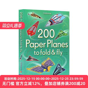 Planes 书籍 进口英语原版 bind 200 Paper Fold 英文版 英文原版 200个纸飞机折叠书 Fly