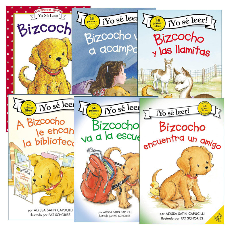 Bizcocho 小饼干狗西班牙语版系列6册 My First I Can Read 进口英语书籍