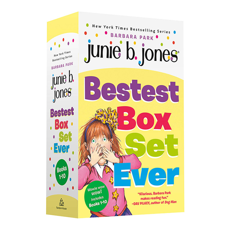 Junie B. Jones Bestest Box Set Ever朱尼琼斯校园日记10册套装英文原版儿童读物进口英语书籍-封面