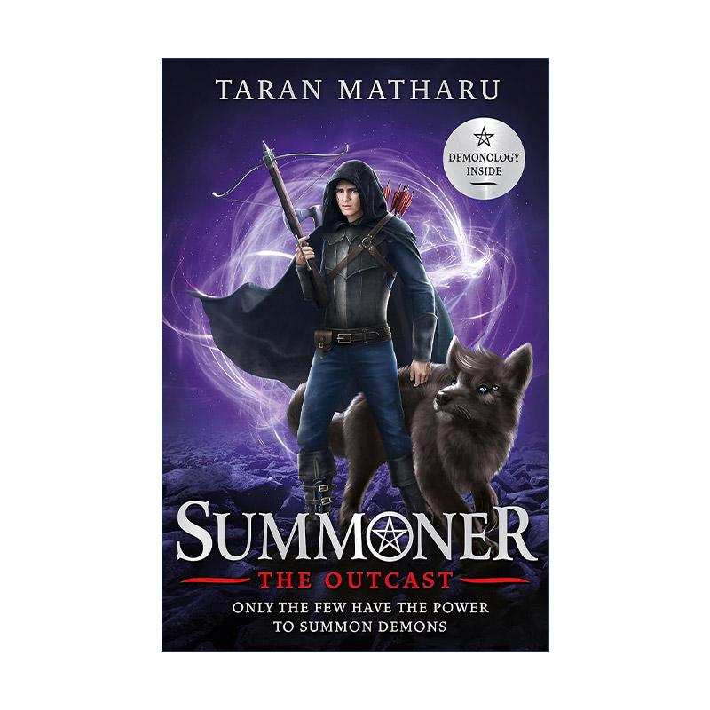 英文原版 Summoner The Outcast 召唤师前传 青少年奇幻动作冒险小说 英文版 进口英语原版书籍