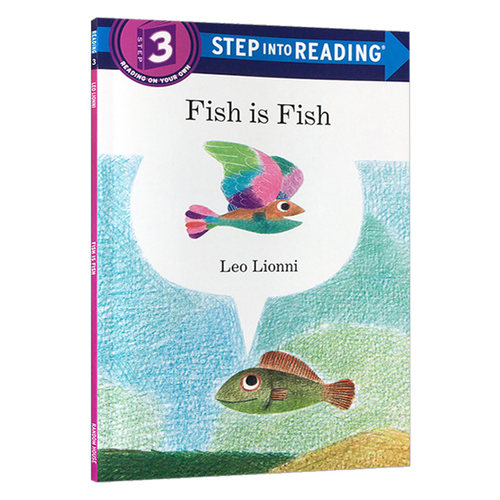 鱼就是鱼 英文原版绘本 Fish is Fish Leo Lionni 凯迪克奖 吴敏兰书单 儿童英语分级读物 英文版英语故事图画书 进口原版书籍