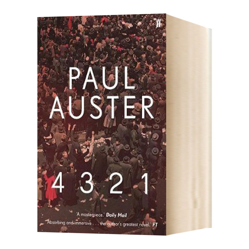 保罗奥斯特 4321 英文原版小说 4321 Shortlisted for The Man Booker Prize Paul Auster