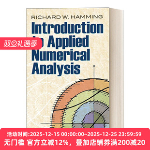 应用数值分析导论 Introduction to Applied Numerical Analysis 图灵奖得主 汉明码发明者Richard Hamming 英文原版