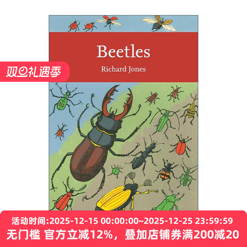 英文原版 Beetles 柯林斯新博物学家文库 甲壳虫 Richard Jones 英文版 进口英语原版书籍