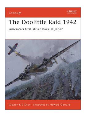 英文原版 The Doolittle Raid 1942 二战杜立特空袭 战争历史系列 英文版 进口英语原版书籍