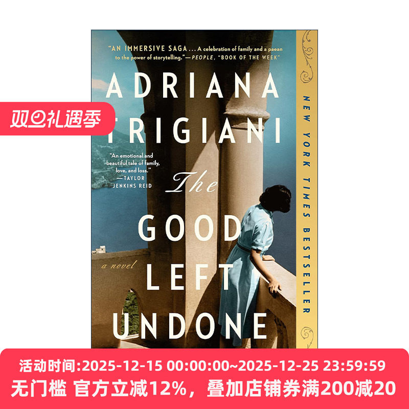 英文原版 The Good Left Undone 未完成的好事 漫长的告白作者Adriana Trigiani 英文版 进口英语原版书籍
