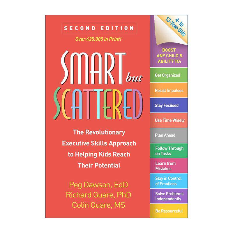 英文原版 Smart but Scattered 聪明却混乱的孩子 利用执行技能训练提升孩子学习力和专注力 第2版 英文版 进口英语原版书籍