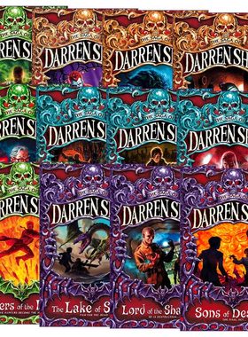 The Saga of Darren Shan 向达伦大冒险系列1-12册 英文原版儿童小说