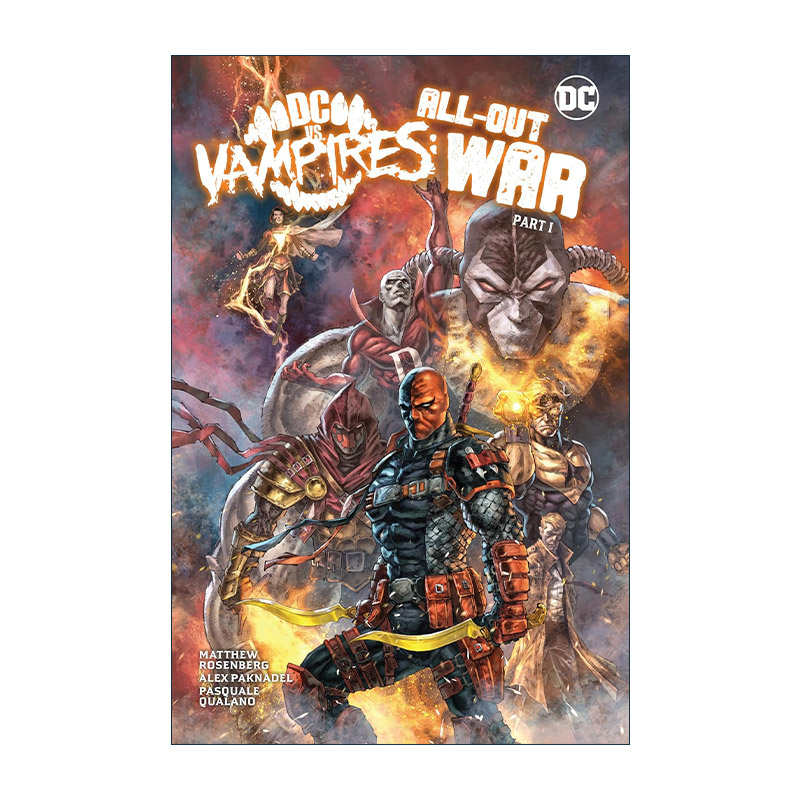 英文原版 DC vs. Vampires All-Out War 1 DC大战吸血鬼 全面战争 卷一 漫画 精装 Matthew Rosenberg 英文版 进口英语原版书籍