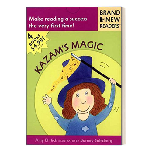 英文原版 Kazam's Magic Brand New Readers 卡萨的魔法 儿童绘本 Candlewick分级读物 英文版 进口英语原版书籍