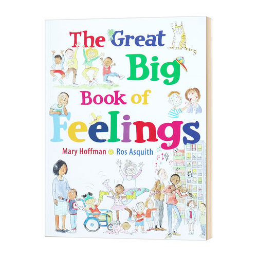 各种各样的情绪 英文原版绘本 The Great Big Book of Feelings 感觉大书 英文版儿童英语图画书进口书籍 Mary Hoffman 玛莉霍夫曼