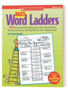 每日单词阶梯练习 4-6年级 Daily Word Ladders Grades 4-6 英文原版儿童小学教辅 进口英语书籍