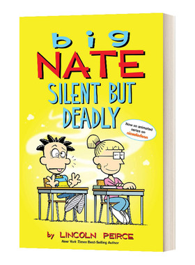 大内特系列18 Big Nate Silent But Deadly 英文原版儿童全彩漫画小说  进口英语书籍