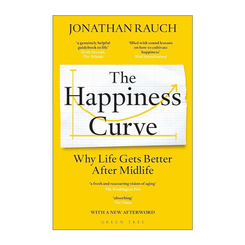英文原版 The Happiness Curve 幸福曲线 为何人到中年之后会变得幸福 Jonathan Rauch 英文版 进口英语原版书籍