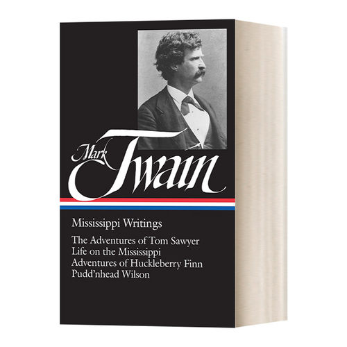 英文原版小说 Mark Twain Mississippi Writings LOA #5 马克吐温 密西西比河作品集 精装美国文库 英文版 进口英语原版书籍