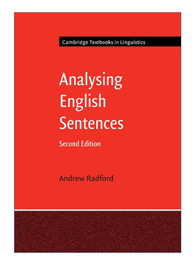 Analysing English Sentences 英语句法分析 安德鲁·瑞德福特 剑桥语言学文本系列
