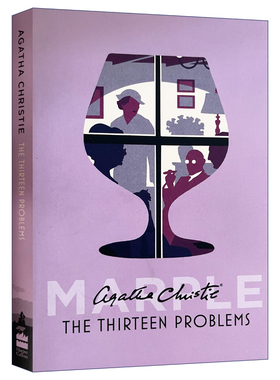 阿加莎系列 马普尔小姐探案第五季 蓝色天竺葵 Miss Marple The Thirteen Problems 英文原版侦探小说 进口英语书籍