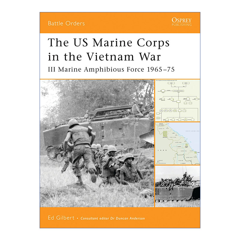 英文原版 The US Marine Corps in the Vietnam War 越战中的美国海军陆战队 第三两栖军 1965–75 作战序列系列 进口英语原版书籍