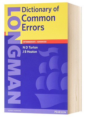 朗文常见错误词典 Longman Dictionary of Common Errors 英文原版工具书 进口学习英语词汇书籍