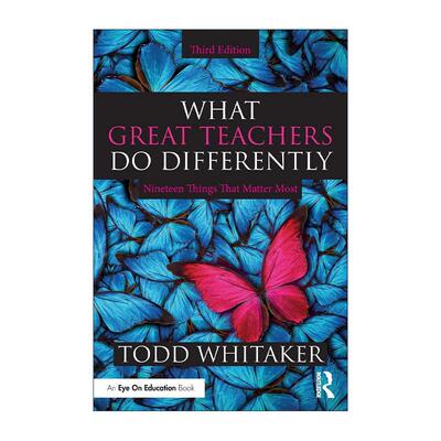 英文原版 What Great Teachers Do Differently 优秀老师大不同 课堂上17件重要的事 英文版 进口英语原版书籍
