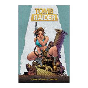 英文原版 Tomb Raider Colossal Collection Volume 1 古墓丽影巨大典藏版 合集 黑马漫画 精装 Dan Jurgens 进口英语原版书籍