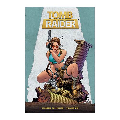 英文原版 Tomb Raider Colossal Collection Volume 1 古墓丽影巨大典藏版 合集 黑马漫画 精装 Dan Jurgens 进口英语原版书籍