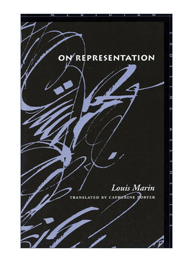 英文原版 On representation 论表征 路易·马兰 英文版 进口英语原版书籍