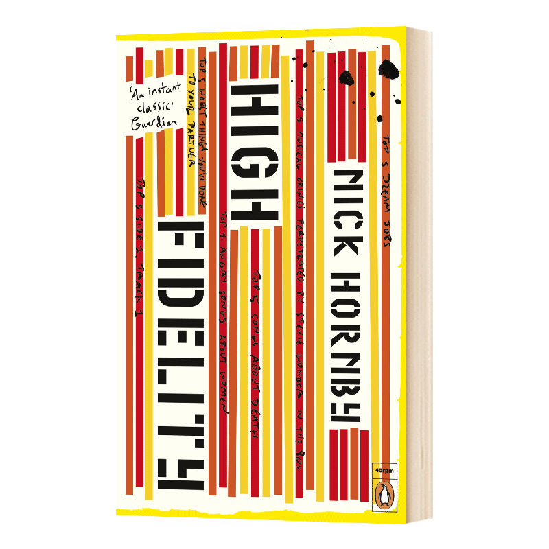High Fidelity 失恋排行榜 Nick Hornby 英文原版小说 进口英语书籍