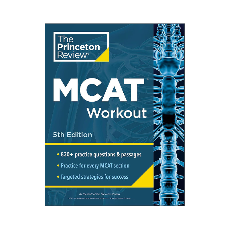 英文原版 Princeton Review MCAT Workout 普林斯顿美国医学研究生院入学考试练习册 第五版 英文版 进口英语原版书籍