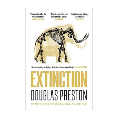 英文原版 Extinction 灭绝 格拉斯·普雷斯顿科幻惊悚小说 英文版 进口英语原版书籍