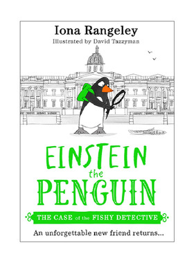 英文原版 Einstein the Penguin the Case of the Fishy Detective 企鹅爱因斯坦2 爱吃鱼的侦探 英文版 进口英语原版书籍