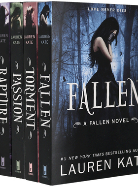 试炼 烈爱 欣狂 不可宽恕 堕落天使 五本套装fallen torment psasion rapture unforgiven 英文原版科幻穿越小说