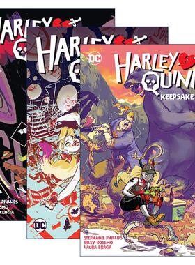 英文原版 Harley Quinn 哈莉·奎茵系列1-3册 DC漫画 Stephanie Nicole Phillips 英文版 进口英语原版书籍