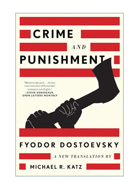 英文原版 Crime and Punishment 罪与罚 陀思妥耶夫斯基 Michael R. Katz新译本 英文版 进口英语原版书籍