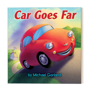 Goes 书籍 进口英语原版 纸板书 绘本 Car Michael 汽车能走很远 Far 英文版 英文原版 Garland 2岁幼儿儿童交通工具主题绘本