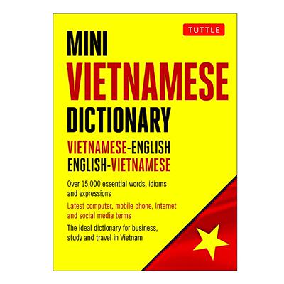 英文原版 Mini Vietnamese Dictionary 越南语-英语双解袖珍词典 Tuttle 英文版 进口英语原版书籍